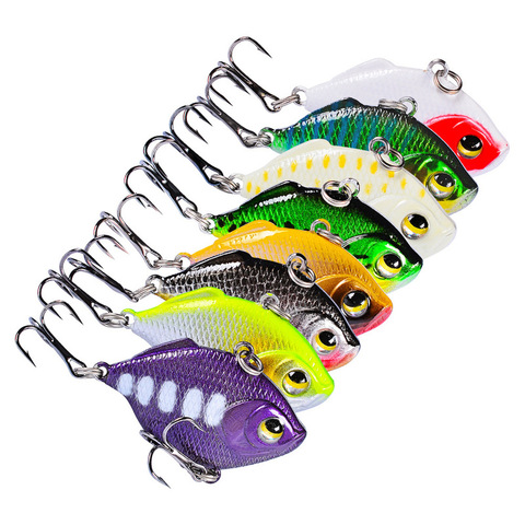 1 PCS Metal VIB Blade Glow Cicada Lure 4.5cm/8.5g Sinking Tail Spinner Baits Bibe for Bass Pike Perch Fishing ► Photo 1/6