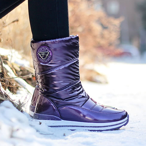 High quality women boots 2022 new arrivals waterproof thick fur winter shoes slip-resistant women platform snow boots ► Photo 1/6