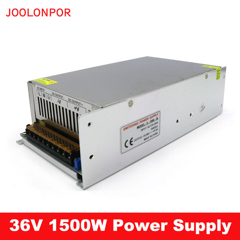 DC 36V Switching Power Supply 110V 220V to 36V 41.6A 1500W led power supply CCTV Strip AC to DC Voltage Converter Power Supply ► Photo 1/6