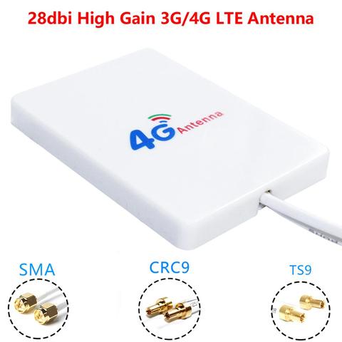 28dBi High Gain 3G 4G LTE Router Modem Aerial External Antenna Dual SMA TS9 CRC9 With 3 Meters RG174 Cable ► Photo 1/5