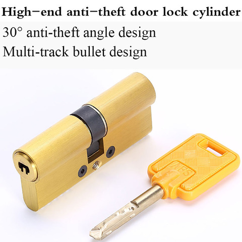 C-class lock cylinder European standard universal copper security door lock cylinder cylinder CC series ► Photo 1/6