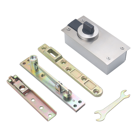 High Quality 2Sets Heavy Duty Door Pivot Hinges 360 Degree Rotary Invisible Hidden Door Hinges Install Up and Down Loading 400KG ► Photo 1/1