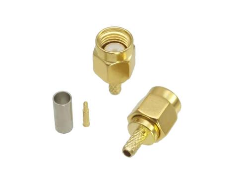 10pcs SMA male plug crimp RG174 RG316 LMR100 cable RF Coaxial connector ► Photo 1/5