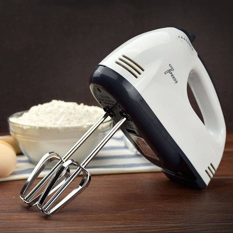 Multifunctional 7 Speed Mini Mixer Electric Food Blender Handheld Mixer Egg Beater Automatic Cream Food Cake Baking Dough Mixer ► Photo 1/6