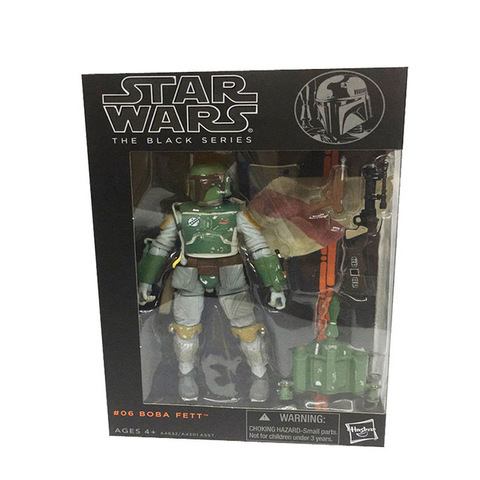 Hot Disney Star Wars 9 Black Series Action Figures Darth Vader Kylo Ren Baby Yoda Boba Fett 6 inch Figuras Movie Children Toy ► Photo 1/6