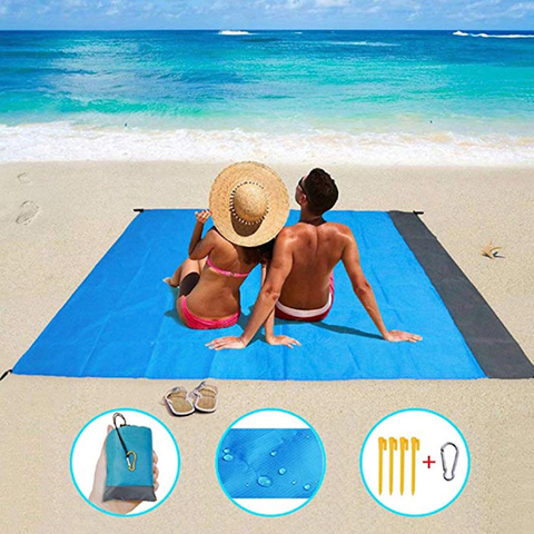 2.1M*2M Outdoor Portable Picnic Mat Waterproof Beach Blanket Camping Ground Mat Mattress Outdoor Camping Picnic Mat blanket ► Photo 1/6