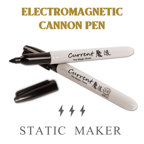Seven-in-one magic pen electromagnetic cannon pen close-up magic props multi-function signature pen magic skills idea floating ► Photo 1/4