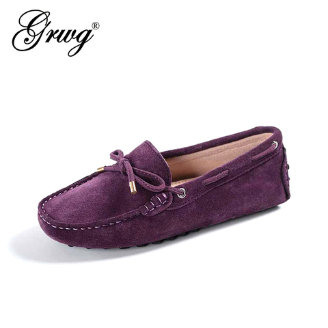 100% Genuine leather Women flats New Brand Handmade Women Casual leather shoes Leather Moccasin Fashion Women Driving Shoes ► Photo 1/6