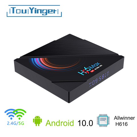 H96 Max Tv Box Android 10.0 Allwinner H616 4GB 32GB 64GB 6K HD 2.4G5G WiFi Media Player H96MAX Smart Android Tv Box Set Top Box ► Photo 1/6