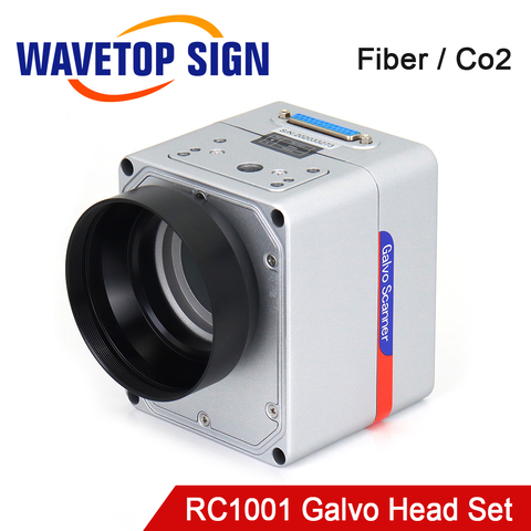 WaveTopSign RC1001 Fiber Laser Scanning Galvo Head Set 10.6um &1064nm Apeature 10mm Galvanometer Scanner with Power Supply ► Photo 1/6