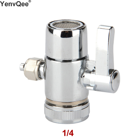 Faucet Adapter Diverter Valve Counter Top Water Filter 1/4 Inch Tube Connector For Ro water Purifier System ► Photo 1/5