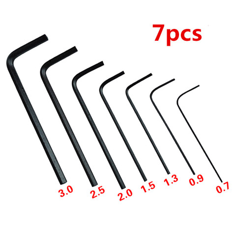 7pcs/set 0.7mm-3mm Mini Hexagon Hex Allen Key Set Wrench Screwdriver Tool Kit Micro Hex Wrench ► Photo 1/6