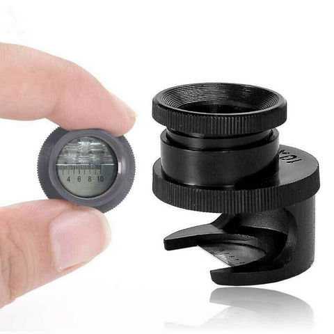 Magnification 8X Pocket Cylinder Thread Counter Magnifier Linen Tester Print Magnifying Glass Optical Scale Portable Jewel Loupe ► Photo 1/6