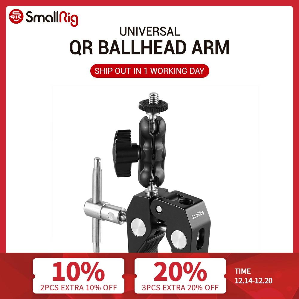 SmallRig Magic Arm Video Handlebar Camera Clamp with Ballhead Arm DSLR Camera Quick Release Clamp for Monitor Viewfinder 2161 ► Photo 1/6