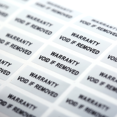 300 pieces Printed Security Seals Tamper Evident Warranty Void Labels Sticker Seals ► Photo 1/6