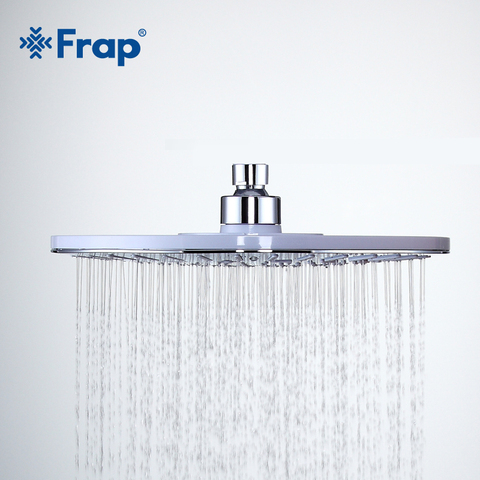 FRAP New Arrival 245mm Bathroom Round ABS shower head top water saving Overhead rain shower F008-25 ► Photo 1/5