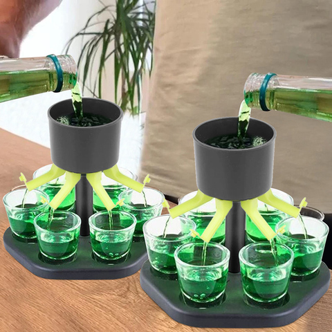 Shot Glass Games Dispenser Wine Whisky Beer Wine Liquor Dispenser Bar Accessories Party Games Drinking Tools Glass Dispenser ► Photo 1/6