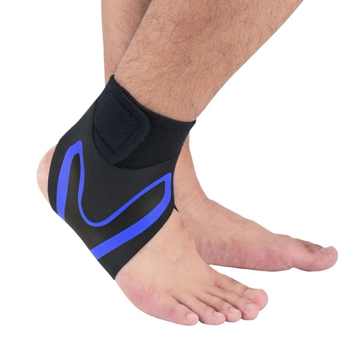 GOBYGO 1PCS Right Left Foot Ankle Protector Sports Ankle Support Elastic Ankle Brace Guard Foot Support Sports Gear ► Photo 1/6