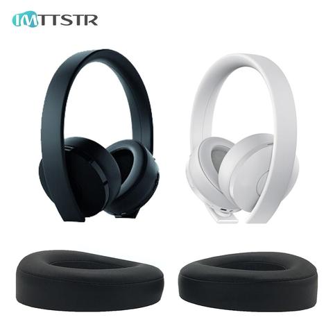 IMTTSTR leather EarPads for Sony PS4 Gold Wireless Stereo 7.1 PSV PC VR Headset Ear pad earmuff Replacement Cushion ► Photo 1/6
