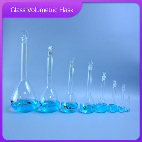 5-100ml Transparent Lab Conical Flask Glass Scientific Glass Erlenmeyer Flask Safe Glassware Laboratory School Research Supply ► Photo 1/6