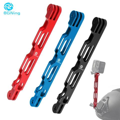 BGNing Aluminium Alloy Selfie Extension Arm Lengthened Rod Helmet Mount for Gopro MAX 8 7 6 5 for insta360 One R X Action Camera ► Photo 1/6