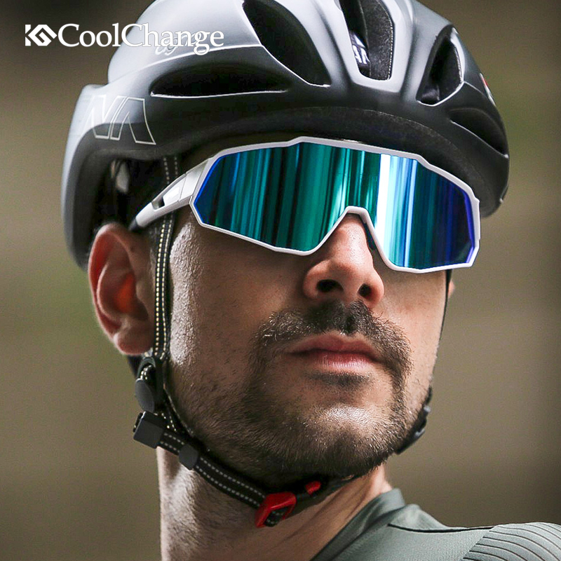 Polarized Photochromic Cycling Sunglasses Bike Goggles MTB Sports Eyewear UV400 