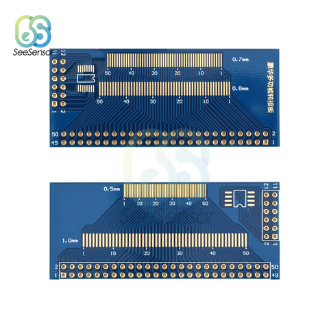 Multiple 0.5/0.7/0.8/1.0mm Pitch TFT LCM LCD Adapter Board FPC Board SMD To DIP ► Photo 1/1