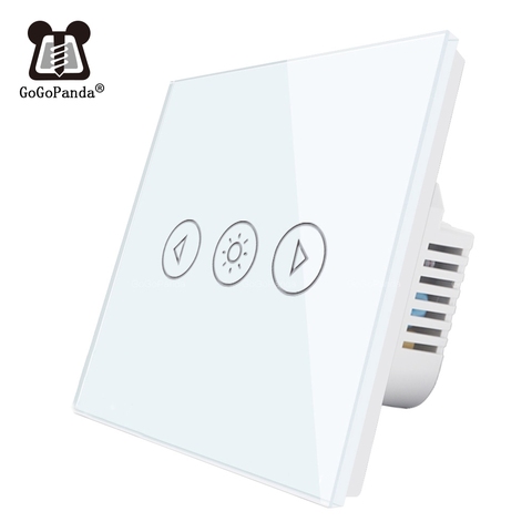 New EU Standard Dimmer Light Touch Switch Waterproof Switch 220V lighter Not Have Wifi Or Remote Functions Light Blue/dark Blue ► Photo 1/5