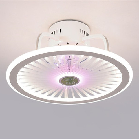 Modern Bedroom Led Smart Ceiling Fan Light Creative Study Diningroom 3 Colors Fan Light With Remote Control ► Photo 1/5