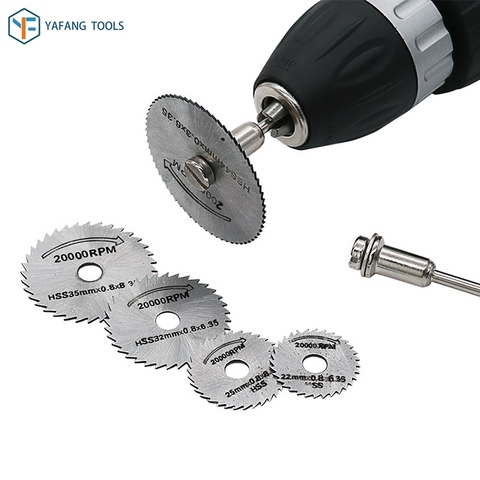 7pcs/set HSS Saw Blade Rotary Tool Cutting Disc for Dremel Drill Woodworking Metal Cutter Power Tools ► Photo 1/6