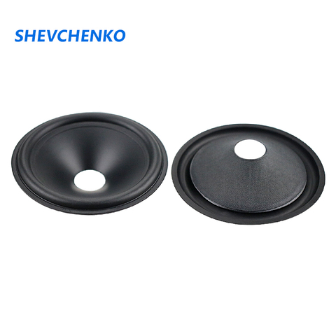 SHEVCHENKO 4 Inch Loudspeaker Paper Cone Basin Speaker Rubber Edge Drum Paper Basin For Repair Speaker Accessories Diy 2pcs ► Photo 1/6