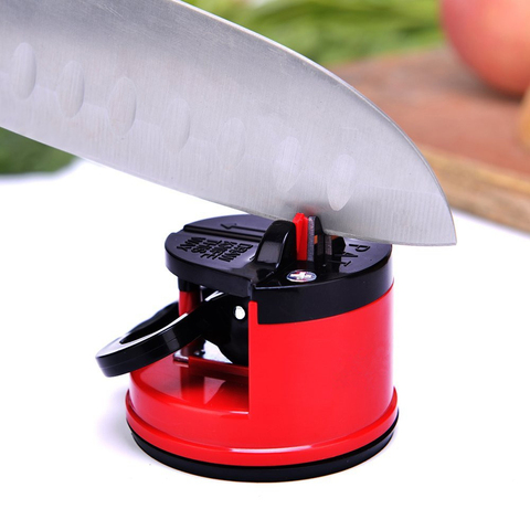 2022 Tungsten Steel Knife Sharpener Suction Pad Design Full Body Polished Excellent Quality Kitchen Sharpening Tool ► Photo 1/6