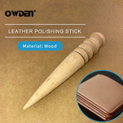 OWDEN Multi-Size Burnishing Rod Leather Craft Round Wood DIY Edges Slicker ► Photo 1/4