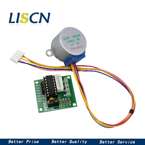 1set 28BYJ-48 5V 4 Phase DC Gear Stepper Motor + ULN2003 Driver Board for DIY Kit ► Photo 1/4