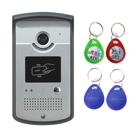 Video Door Phone Intercom System Door Bell Outdoor Camera With CMOS Night Vision