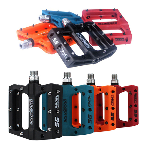 Ultra-light MTB Bicycle Pedals Bike Pedal Mountain Bike Nylon Fiber Road Bike Bearing Pedals Bicycle Bike Parts Cycling Accessor ► Photo 1/6