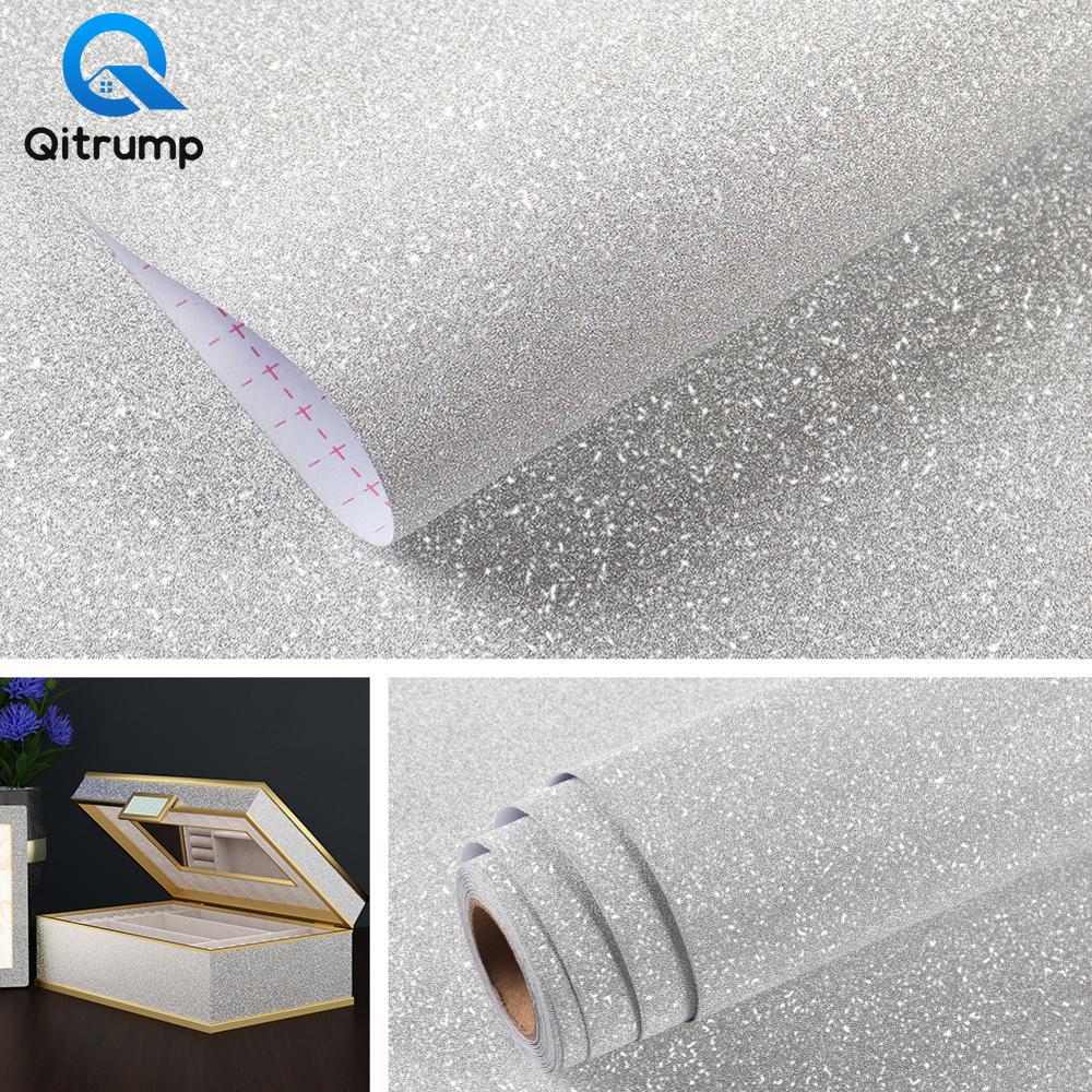 Glitter Wallpaper Furniture Decorative Film Bedroom Living Room Cupboard  Wardrobe Self Adhesive Waterproof Stickers Packed Paper - Price history &  Review, AliExpress Seller - Qitrunnp Store