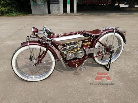 6.5HP Motor 166CC 15L Gas Tank Handmade Chopper Bike Tough Guy Custom Made Powerful Gasoline Bike Exhibition Winner  Retro Bike ► Photo 1/6