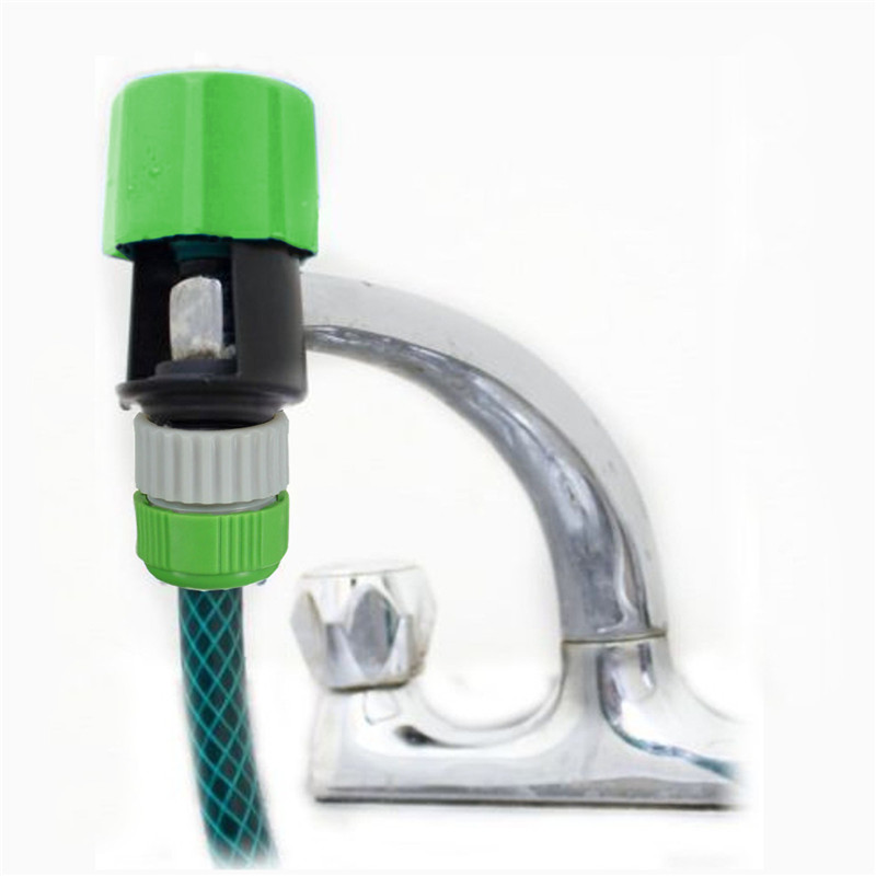 Universal Tap To Hose Pipe Snap Connector Mixer Garden Kitchen Watering Adaptor 