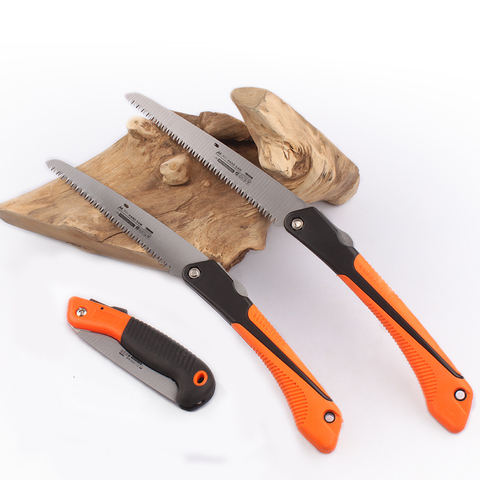 Folding Hand Saw TPR Handle Mini Tree Pruning Camping Hunting Daily Use Collapsible Solid Grip Wood Cuter Tools ► Photo 1/6