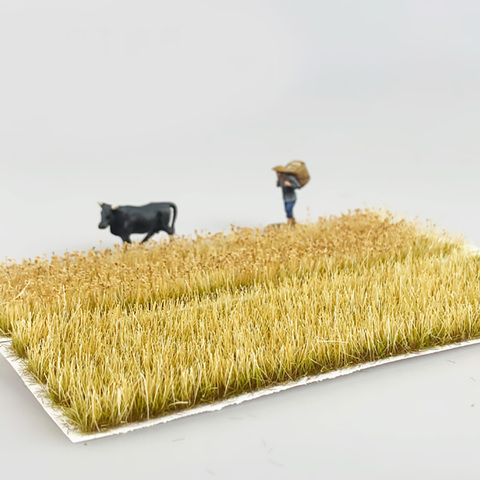 1:72-87 Miniature Wheat field Military For Railway Artificial Mini Terrain Lawn Wargame Landscape Scenery Diorama Accessories ► Photo 1/6