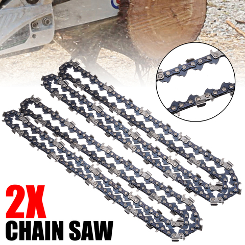 2pcs 20 Inch Chainsaw Chain Bar Pitch Blade Wood Cutting 76 Drive Links Replacement Parts Chainsaw Spares ► Photo 1/6