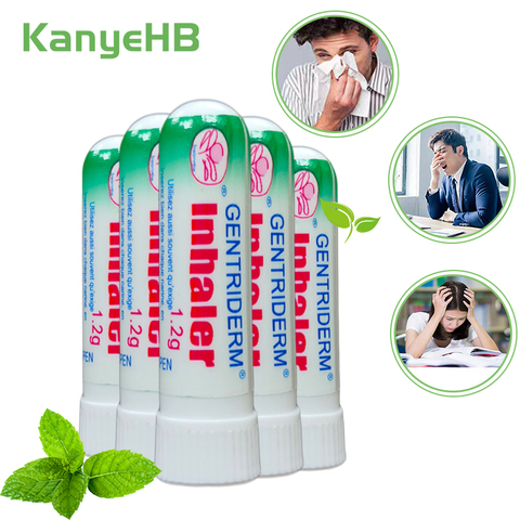 5pcs Nasal Essential Oils Rhinitis Mint Cream Refresh Nose Cold Cool Chinese Natural Herbal Ointment Nasal Inhaler Stick A406 ► Photo 1/6