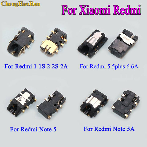 1PCS Replacement Parts Earphone Headphone Audio Jack socket cable For Xiaomi Redmi 1 1s 2 2s 2a 5 Plus Note 5 note 5A 6 6A ► Photo 1/1