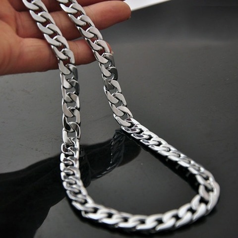 1Pcs 2022New Simple Titanium Steel Men's Necklace Twisted Piece Chain Stainless Steel Women's Popular All-match Thick Chain ► Photo 1/4