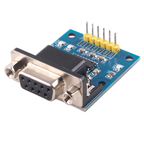 TTL to RS232 Module, RS232 to TTL Level, Male Female DB9 Serial Port Module RS-232 TTL Mutual Conversion Adapter ► Photo 1/6