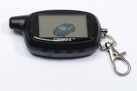 CENMAX ST-7A Russian LCD remote control for CENMAX ST7A 7A LCD keychain car remote 2-way car alarm system ► Photo 1/4