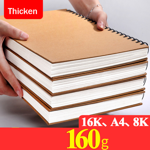 Sketch Book A4 16k Sketch Book for Art Students 8k Sketch Paper Student Adult Drawing Book Blank Painting Notebook Art Supplies ► Photo 1/6