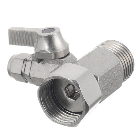 RO Feed Water Adapter 1/2'' to 1/4'' Faucet Water Filter Ball Valve Tap Tee Connector Valve For Hardware Tools ► Photo 1/6