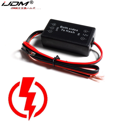iJDM 12V Both strobe To flashing Alternating Left/Right Strobe Flash Module Box For Fog Lights, LED DRL,Strips,Car Motorcycle ► Photo 1/5
